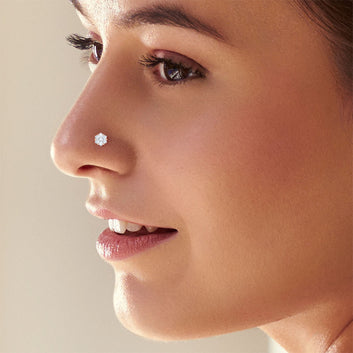 Classic Diamond Nose Pin