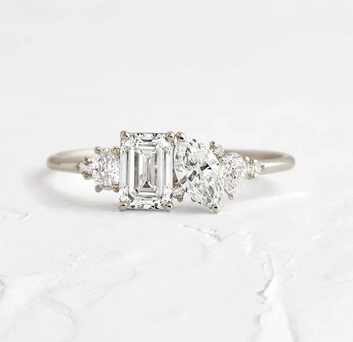 Toi et Moi et Le Reste Cluster Ring