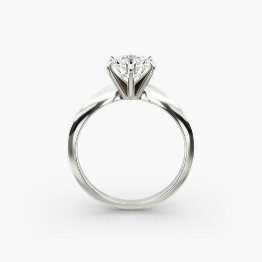 Classic Six-Prong Solitaire Engagement Ring