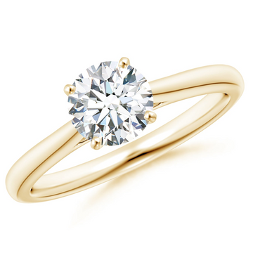 Lab-Grown Round Diamond Solitaire Engagement Ring
