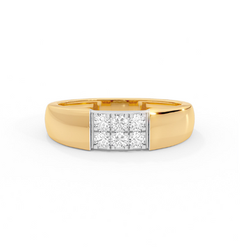 Crest Diamond Ring for Men