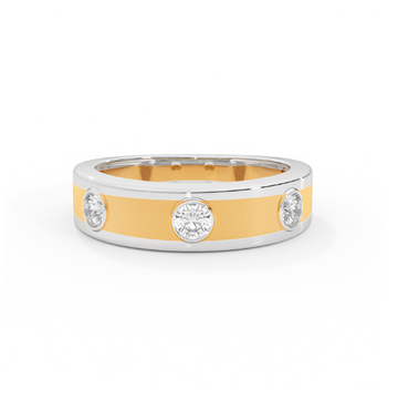 Refined Diamond Ring for Men