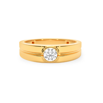 Trail Solitaire Ring for Men