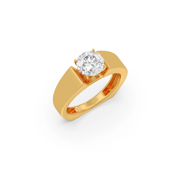 Signature Solitaire Men’s Ring