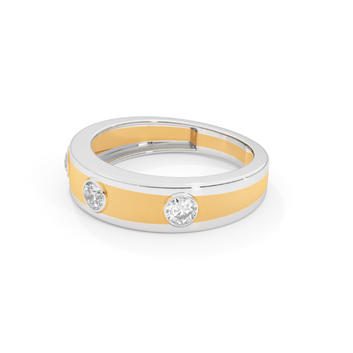 Refined Diamond Ring for Men