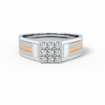 Tyson Platinum Diamond Ring for Men