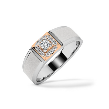 Isaac Lab Diamond Platinum Band for Men