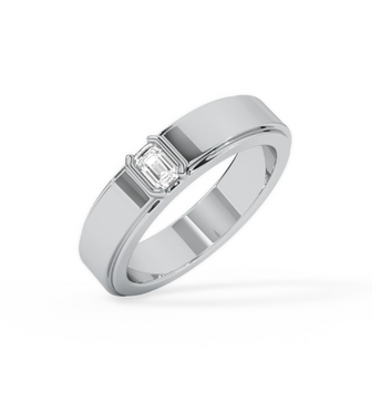 Knight Vow Solitaire Ring for Men