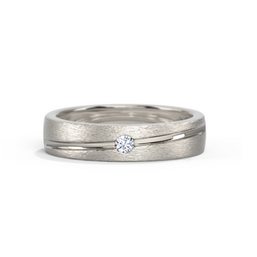 Pier Platinum Diamond Ring for Men