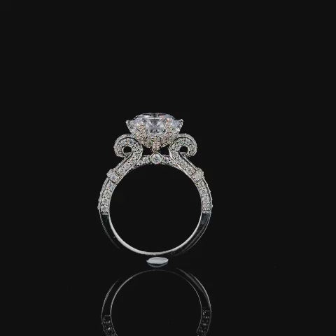 Avaidens Silver and American Diamond Ring